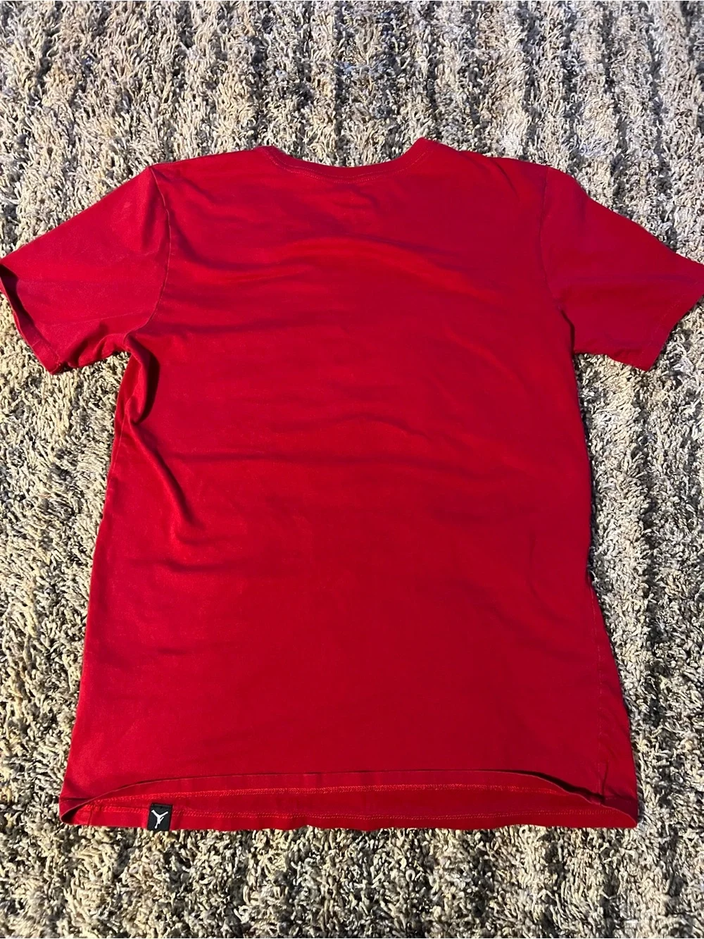 Jordan Red Short Sleeve Logo Tee for Men